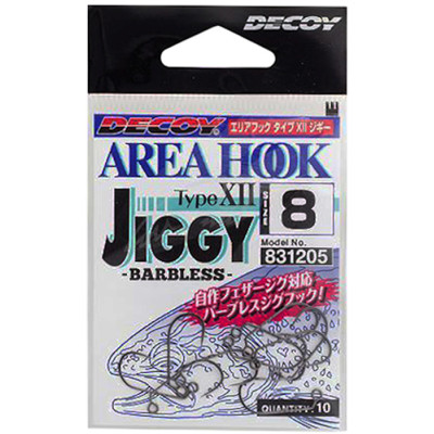 Крючок Decoy AH-12 Area Hook Jiggy 06 (10 шт/уп) (1562.08.75) Винница - изображение 2