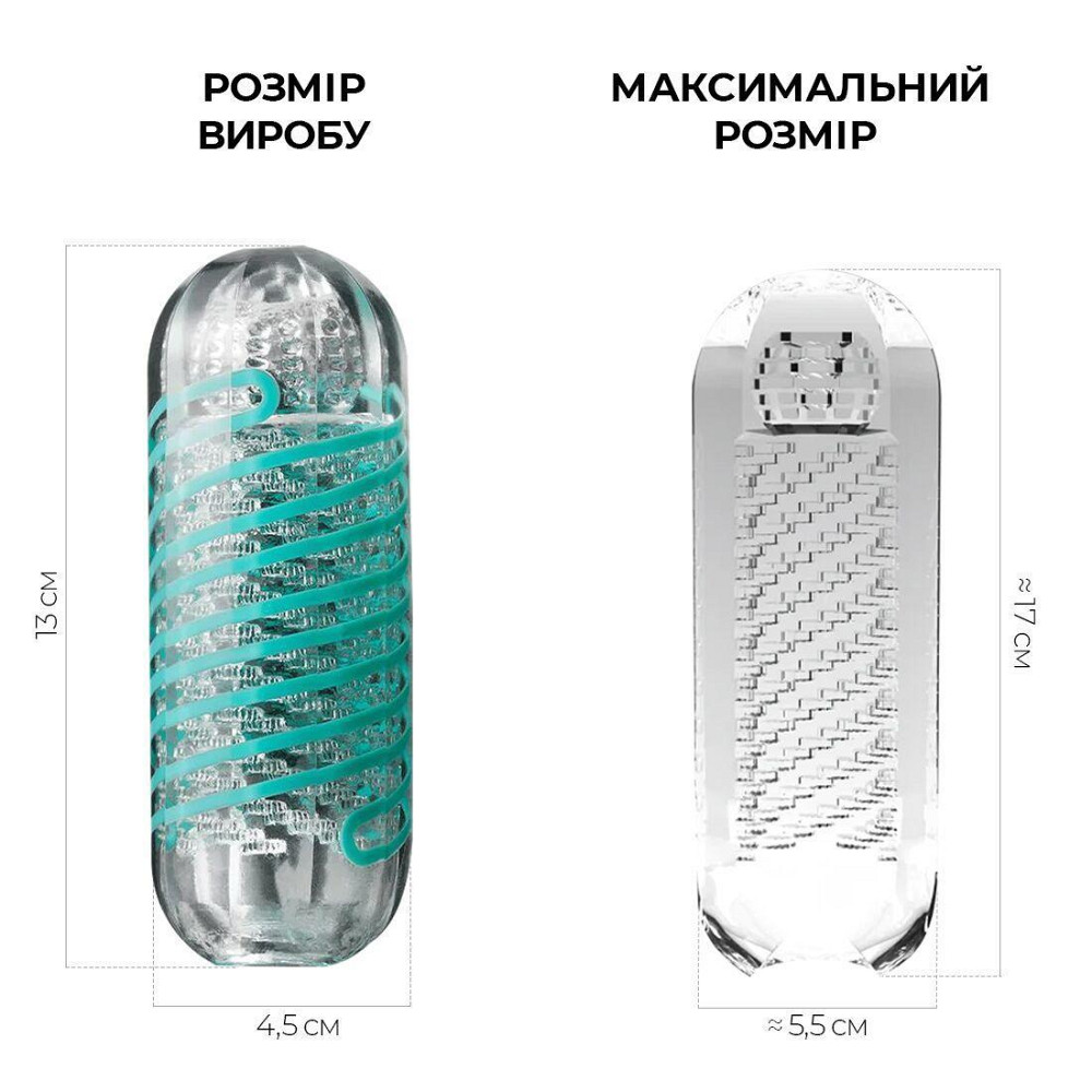 Мастурбатор Tenga Spinner 04 Pixel с упругой стимулирующей спиралью внутри Sex Aura Киев - изображение 2