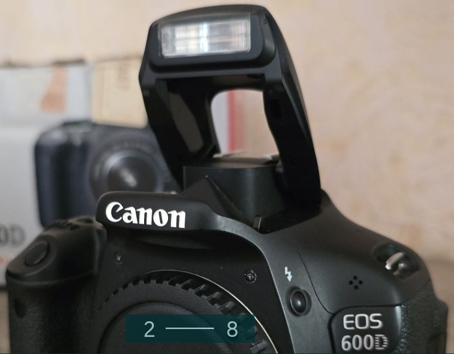 Фотоаппарат Canon 600D з об'єктивом EFS 18-55 mm + об'єктив EF 50 mm. Киев - изображение 7