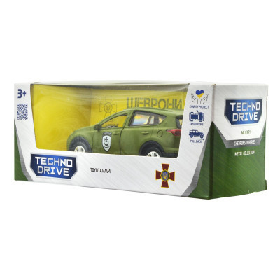 Машина Techno Drive серії Шеврони Героїв - Toyota RAV4 - Буревій (KM6198) Вінниця - фото 11