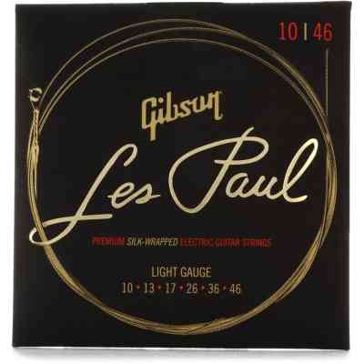 Струны для гитары Gibson SEG-LES Les Paul Premium Electric Guitar Strings Light (10-46) (230477) Винница