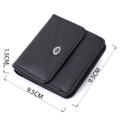 Кошелек ST Leather Из натуральной кожи Черный (22690) Винница - изображение 7