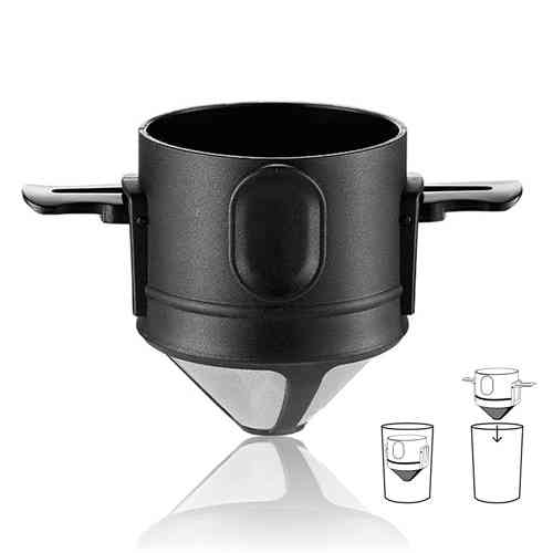 Фільтр пуровер для ручного заварювання кави, портативний, складаний Вінниця