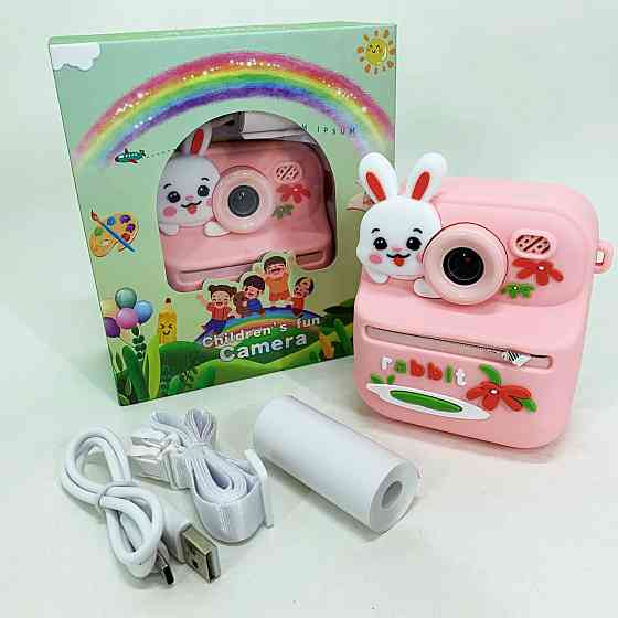 Фотоаппарат для детей настоящий, Фотокамера для детского творчества, Цифровая камера с печатью LG-41 Львов