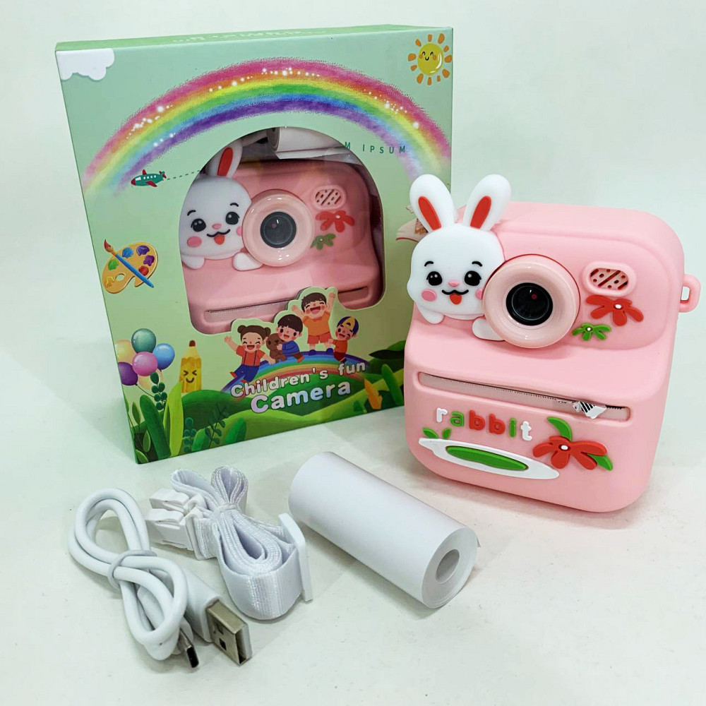 Дитячий фотоапарат селфі з друком фотографій, Дитяча цифрова фотокамера з друком, Фотоапарат для діток IG-55 Львів - фото 2