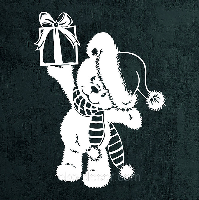 Декоративное настенное Панно «Новый год», Декор на стену 70*52 см Киев - изображение 8