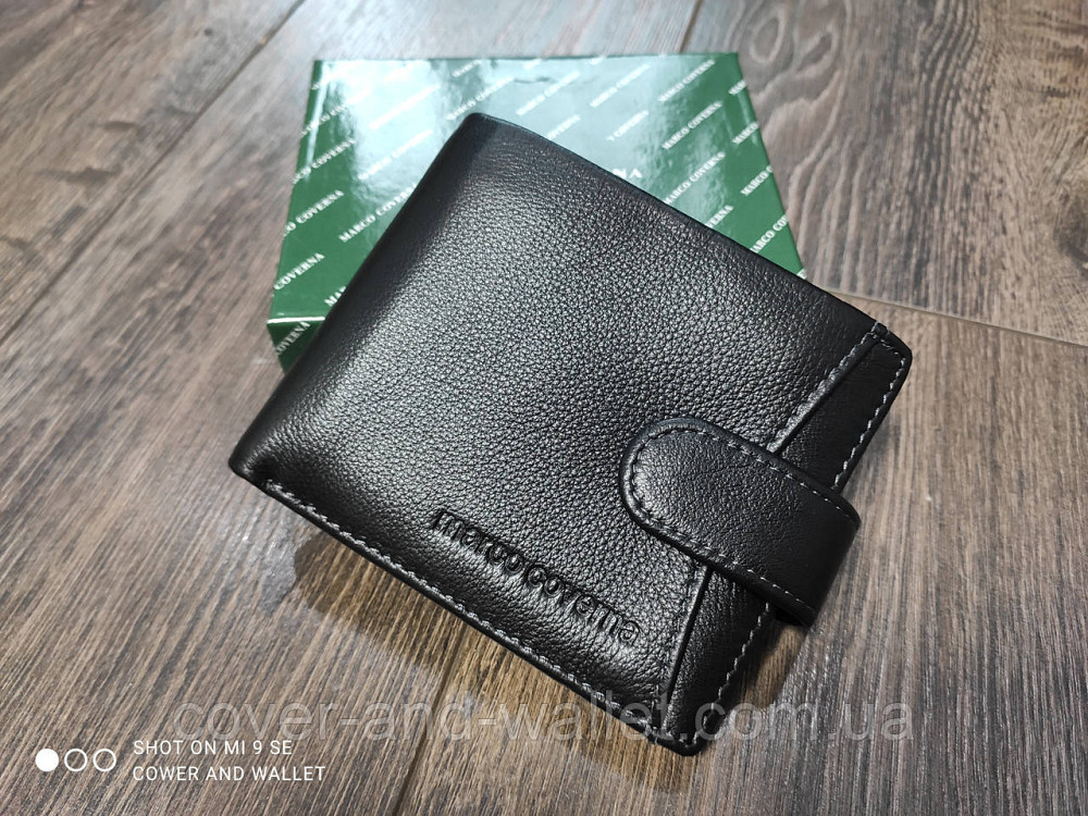 Кожаный мужской кошелек портмоне с открытым карманом Marco Coverna MC 22-203 Киев - изображение 2