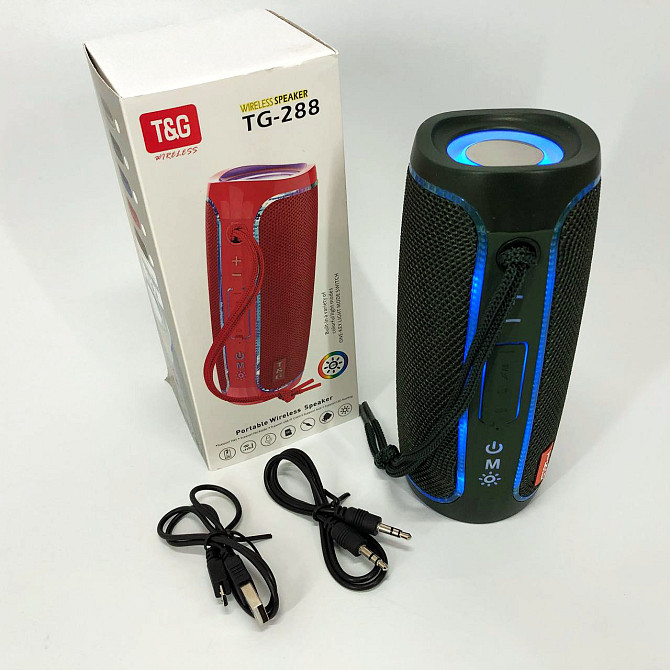 Колонка переносная для музыки, Bluetooth колонка с динамической подсветкой Портивная bluetooth JZ-83 Львов - изображение 11