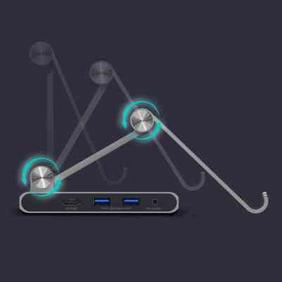 Порт-репликатор J5create Dock-Station Ipad USB-C 8-in-1 (HDMI/PD/картридер/USB-A/USB-C/Audio) (JTS224-N) Винница