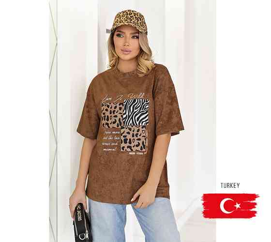 Стильна футболка тай-дай "Afro" (Туреччина) | Норма і батал Київ