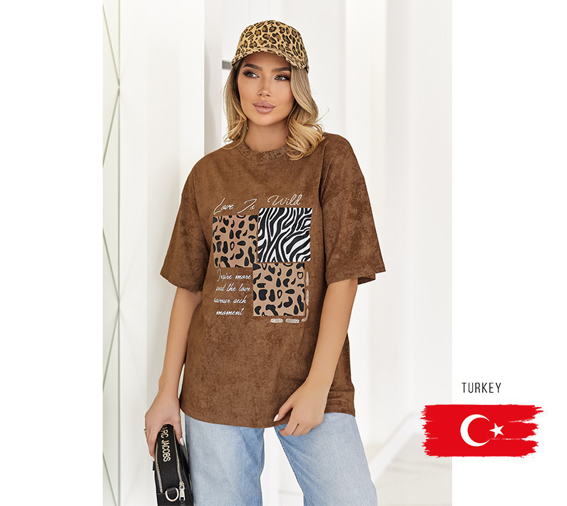 Стильная футболка тай-дай 