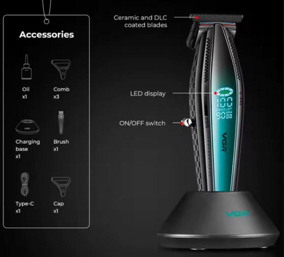 Триммер бороды и усов VGR V-992 Днепр