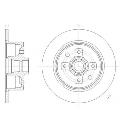 Гальмівний диск REMSA 6217.00 Вінниця - фото 1