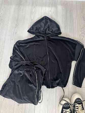 Женский стильный комфортный костюм двойка велюр спорт Premium Одесса