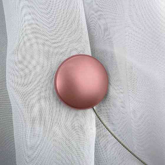 Магниты для штор и гардин Круг 2 шт Розовое золото (81-292) Киев