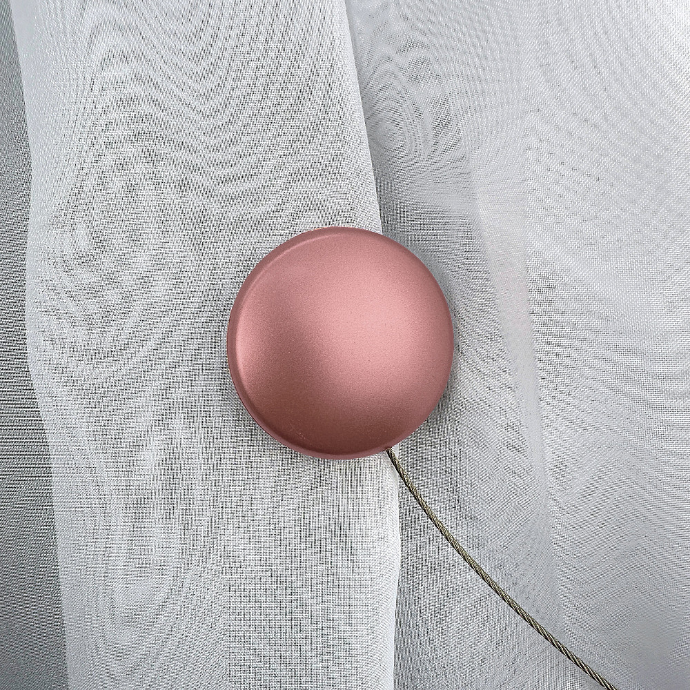 Магниты для штор и гардин Круг 2 шт Розовое золото (81-292) Киев - изображение 2