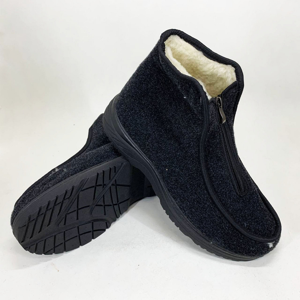 Чоловічі робочі черевики, Зручне робоче взуття для чоловіків, Бурки дедушки, Черевики робочі чоловічі JZ-49 Львів - фото 15