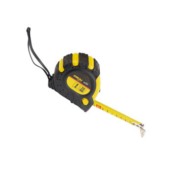 Рулетка 8м x 25мм магнит, обрезиненная, стопор полотна + тормоз Мукачево - изображение 2