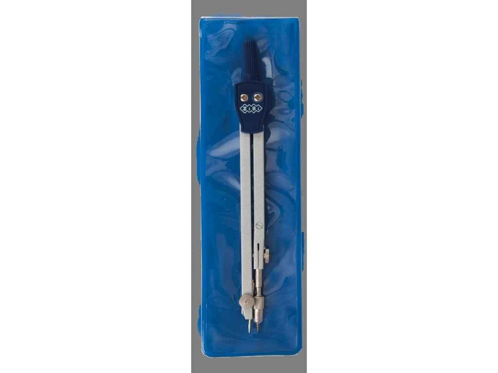 Циркуль COLLEGE в мягком PVC чехле, темно-синий, KIDS Line ZB.5310CL-03 ТМ ZiBi Solmir Киев - изображение 1