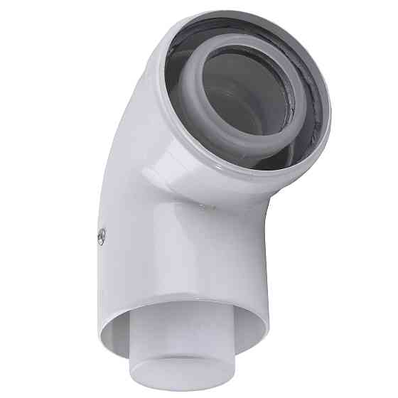 Коліно 90 градусів, d=60/100 mm CE.00.34 C Конденсаційне Тернопіль