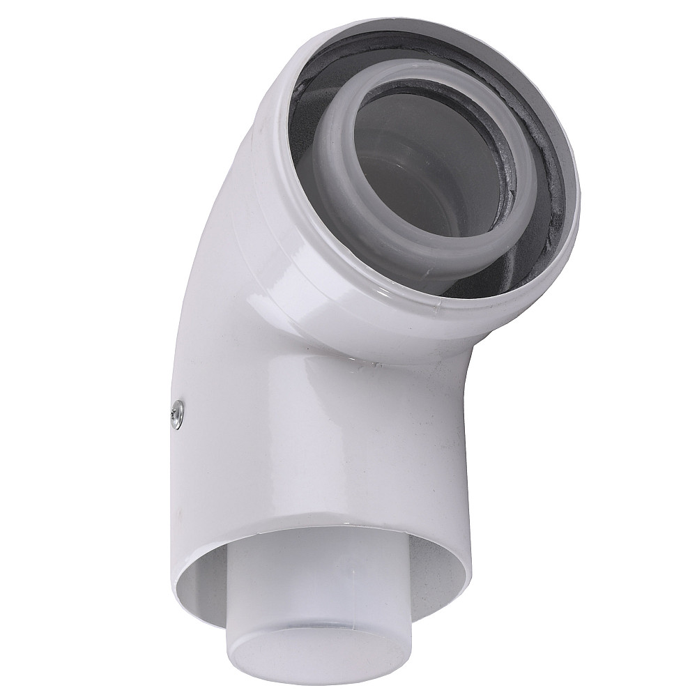 Коліно 90 градусів, d=60/100 mm CE.00.34 C Конденсаційне Тернопіль - фото 1