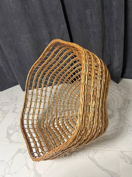 Лампа плетена фігурна з лози Київ - фото 2