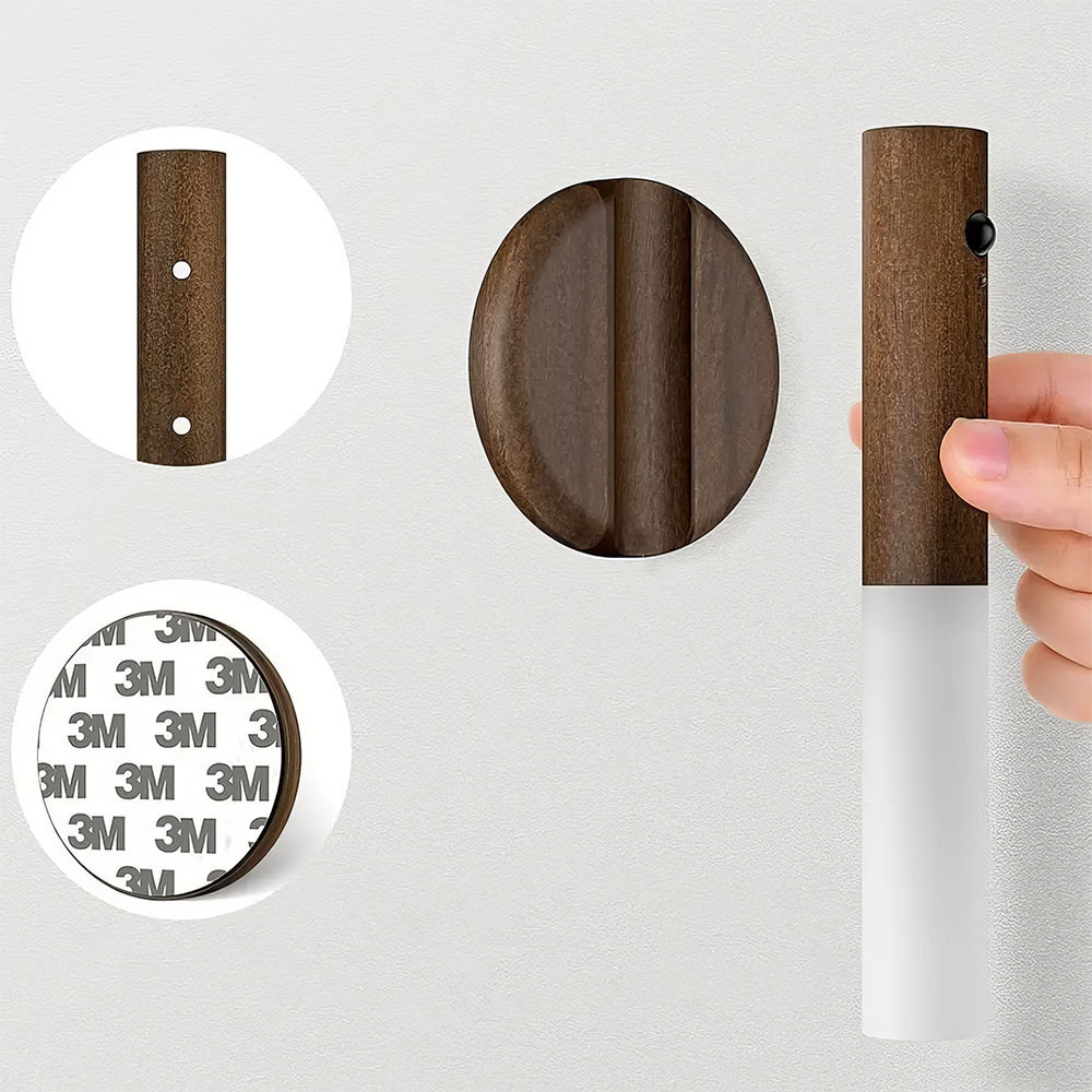 Настінний світильник з датчиком руху 18см, W-52 / Ліхтарик / Акумуляторний нічник з магнітним кріпленням Київ - фото 4