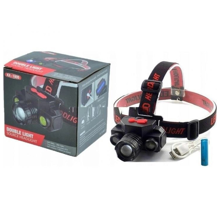 Фонарь налобный для рыбалки Police Bailong, Фонарь аккумуляторный для рыбалки, Фонарик диодный налобный BN-61 Львов - изображение 3