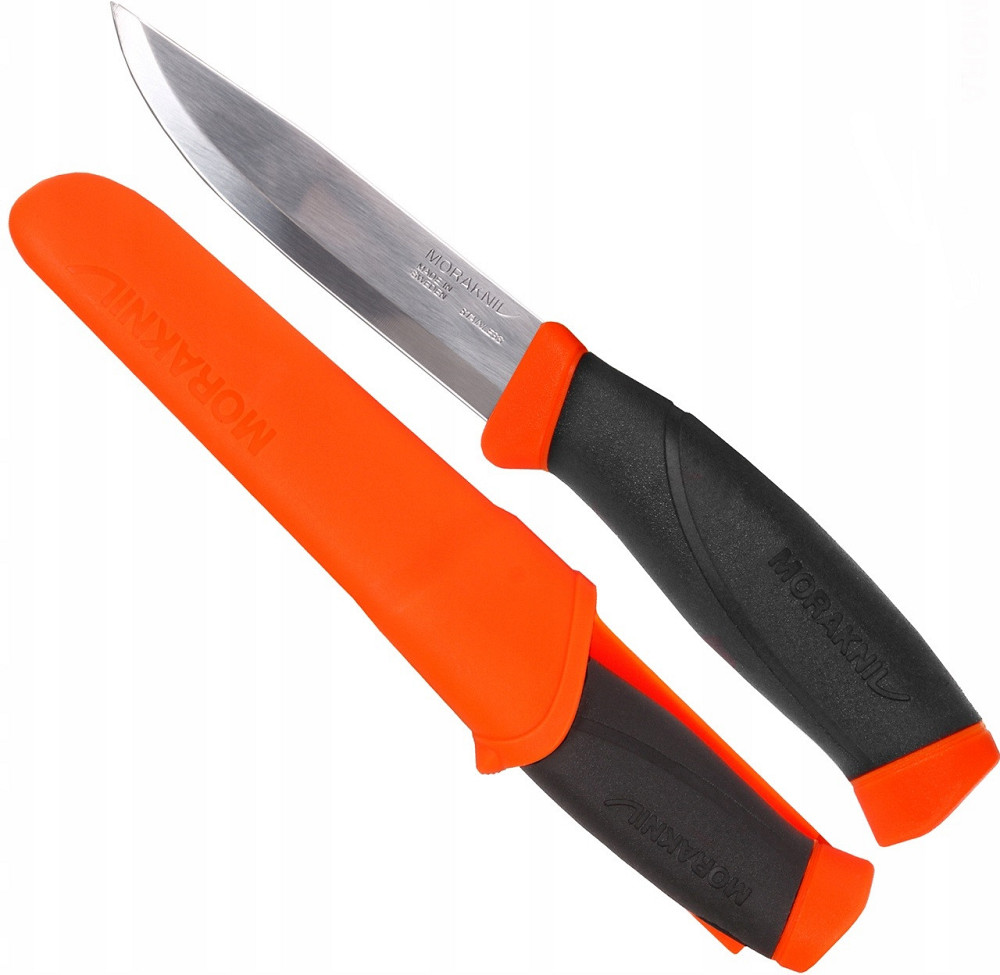 Туристичний Ніж із чохлом Morakniv "Companion" Orange (11824) Нержавіюча сталь Нововолинськ - фото 1