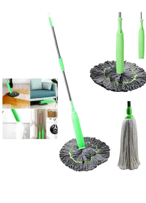 Швабра с отжимом X Twist Mop 360, швабра-лентяйка с микрофиброй, для мытья пола, самоотжимающаяся Одесса - изображение 1