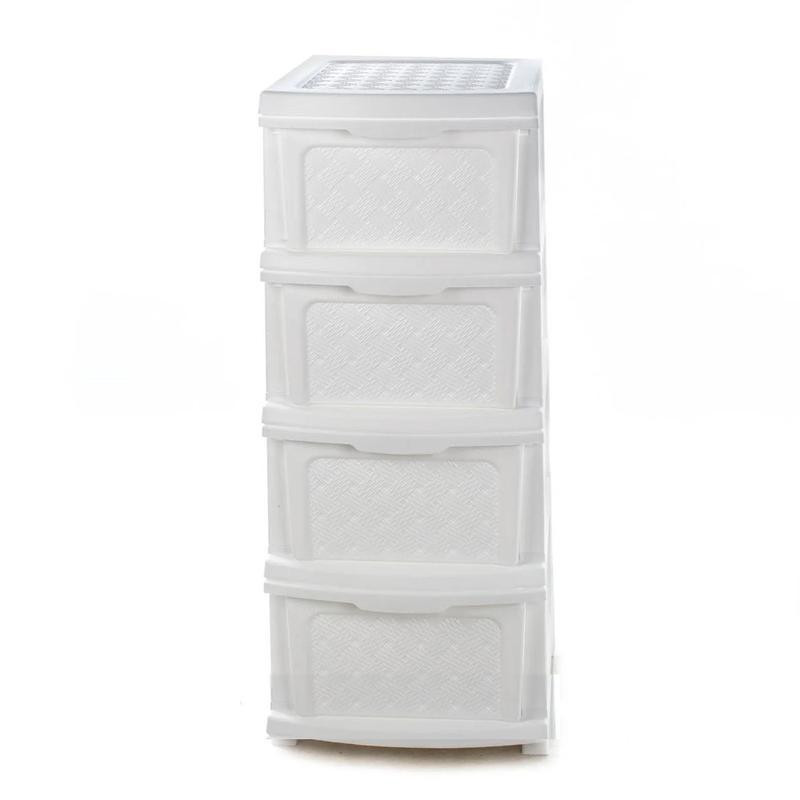 Комод пластиковый белый R-Plastic 