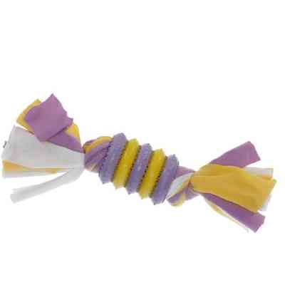 Іграшка для собак MISOKO&amp;CO Кільце з мотузками фіолетовий з жовтим 20 см (BEITR00181-VG) Вінниця