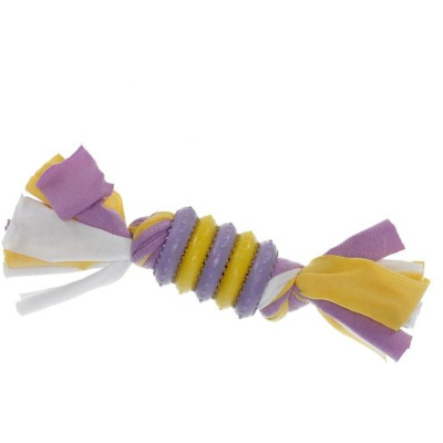 Іграшка для собак MISOKO&amp;CO Кільце з мотузками фіолетовий з жовтим 20 см (BEITR00181-VG) Вінниця - фото 1