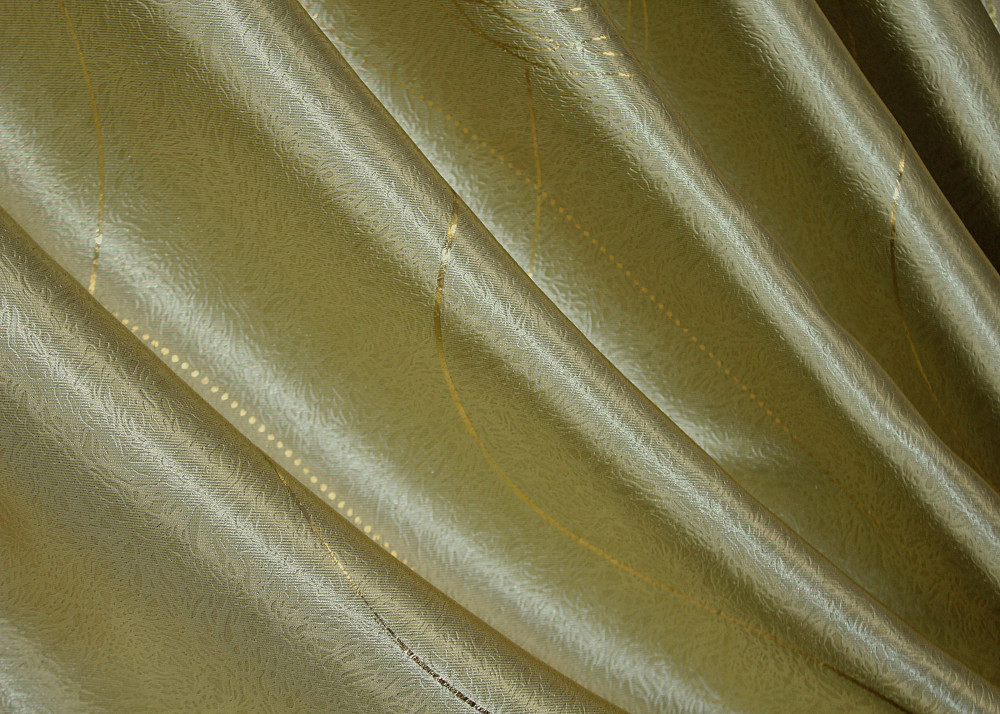 Комплект готових штор VR-Textil Софт № 1478ш Золотистий 150х270 см 2 шт (33-0346) Київ - фото 6