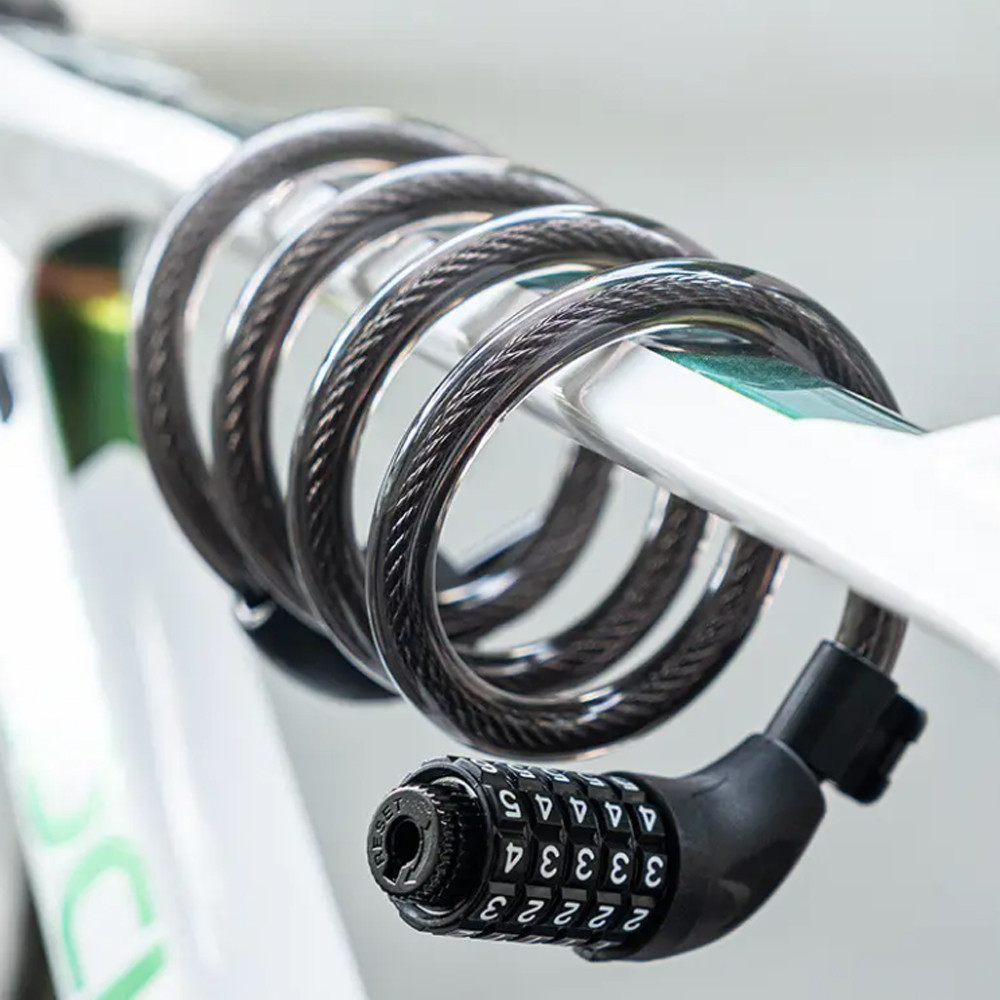 Велосипедний тросовий кодовий замок 1200*10 з власникам Feel Fit Бровари - фото 7