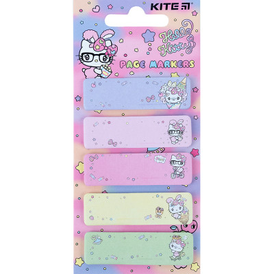 Стикер-закладка Kite бумажная с рисунком Hello Kitty 100шт, 5х20 шт (HK23-480) Винница - изображение 1