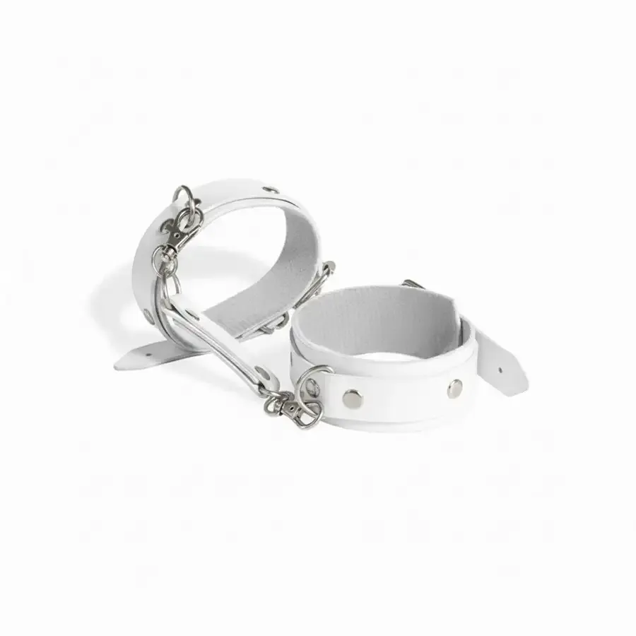 Наручники із екошкіри Art of Sex - Eva, колір білий Львів - фото 1