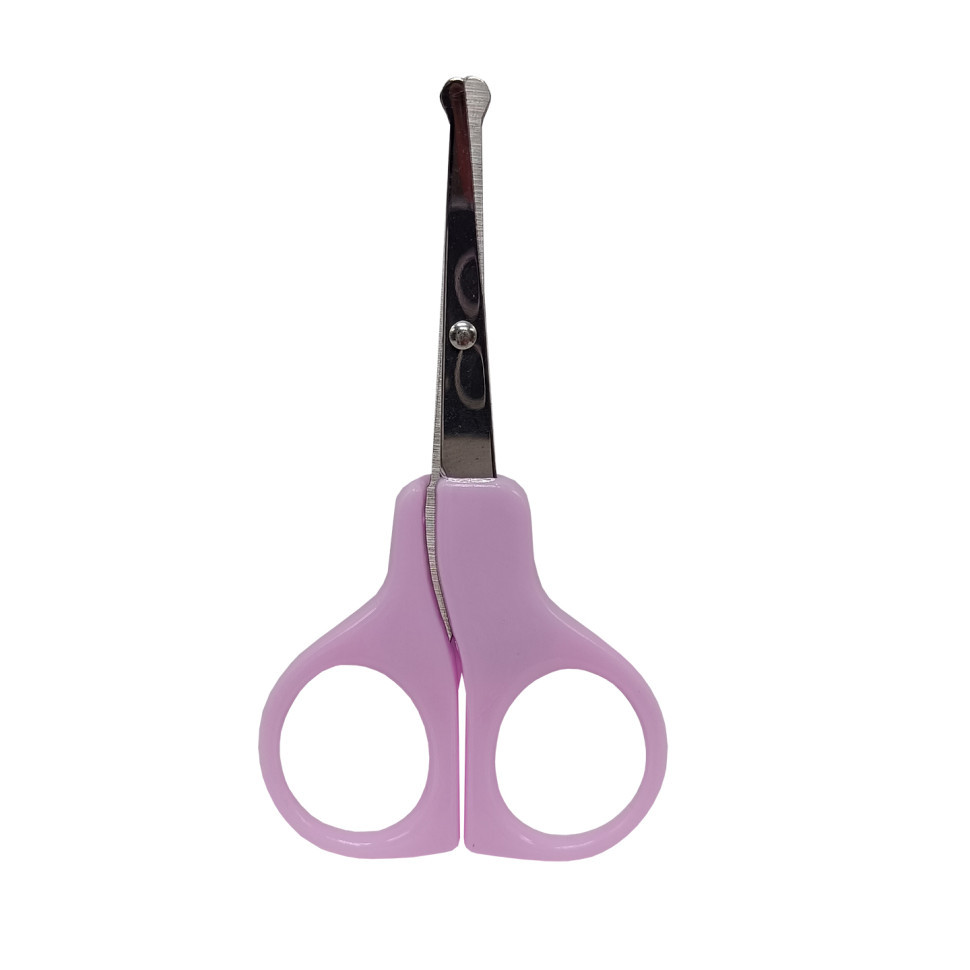 Ножницы маникюрные безопасные MGZ-0715(Lilac) сиреневый Винница - изображение 1