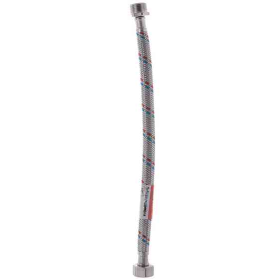 Гнучкий шланг для підключення води гайка 1/2'' - Штуцер 1/2'' (30 см) Zerix (ZX1560)   ( 28709 ) Харків