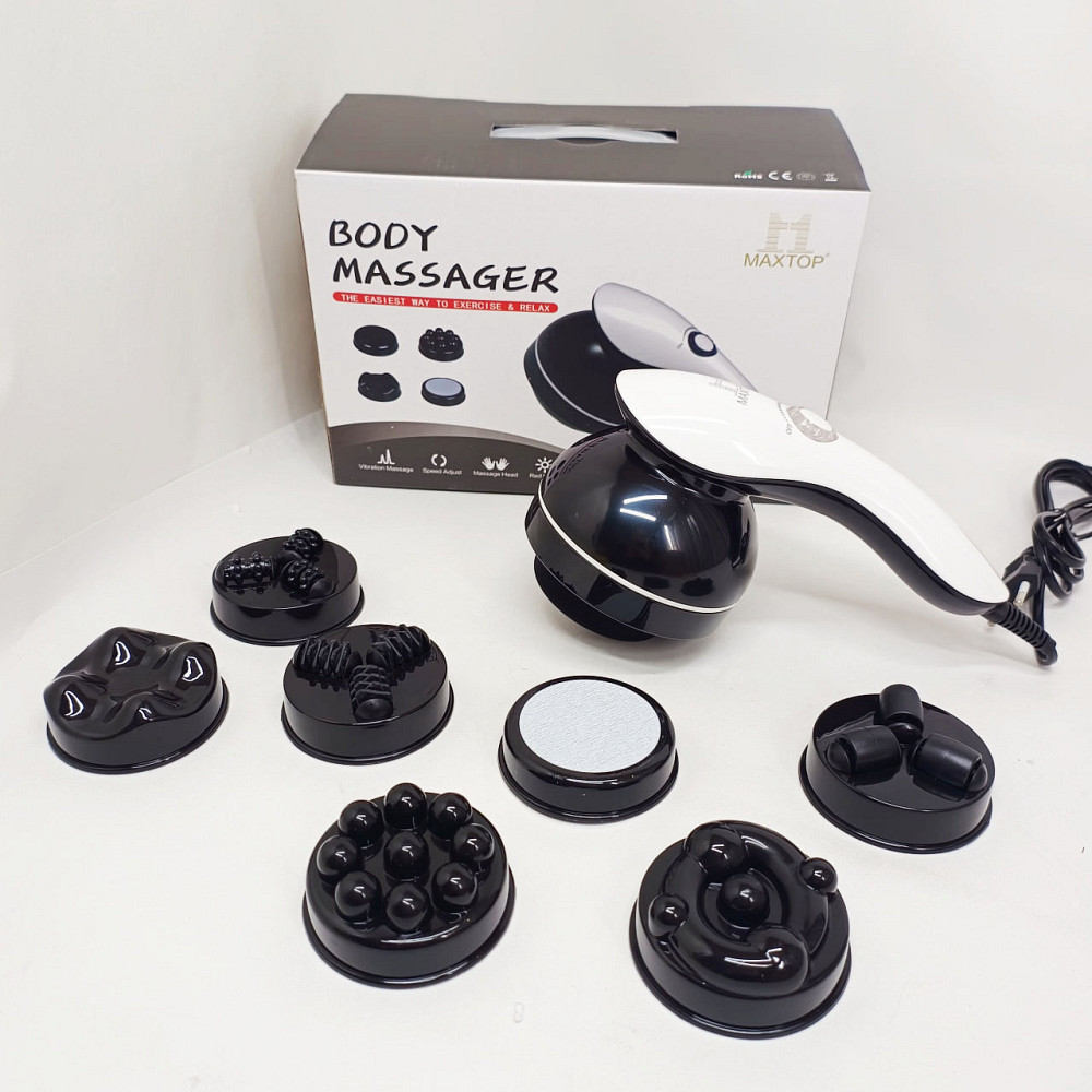 Вибрационный массажер для тела Maxtop Magic Massager 8 в 1 BD-43 Львов - изображение 11