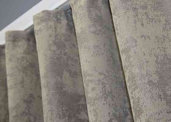 Комплект коротких штор VR-Textil Жакард Sultan XO № 1143ш Жакард Капучино 130х170 см 2 шт (35-0129) Київ