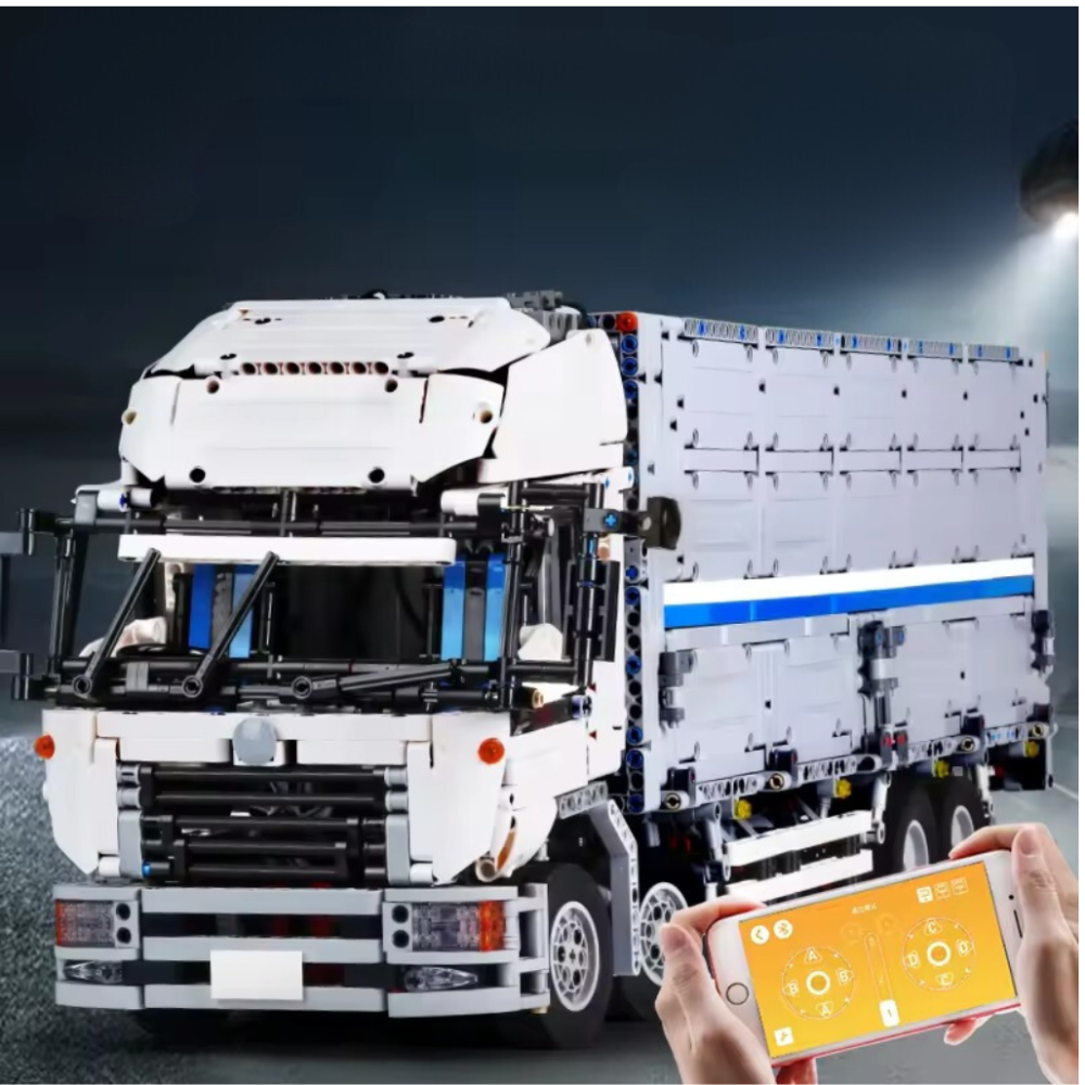 Конструктор детский тягач с прицепом с дистанционным управлением фура грузовик на 4166 деталей Каменец-Подольский - изображение 5