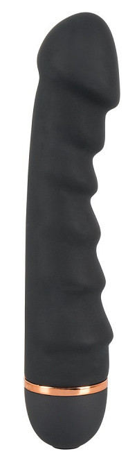 Чорний оксамитовий вібратор Bendy Ripple Vibrator з 20 режимами вібрації Sex Aura Київ - фото 2