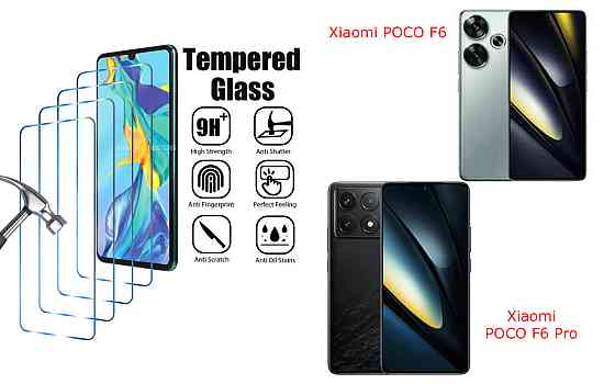 Захисне скло ArmorGlass для Xiaomi POCO F6, POCO F6 Pro – стійке до подряпин та ударів Київ