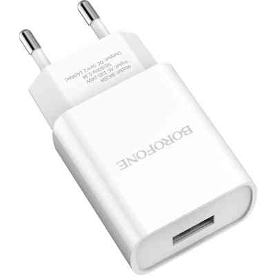 Зарядное устройство BOROFONE BA20A Sharp USB 10.5W White (6931474700681) Винница