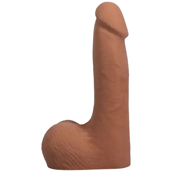 Фалоімітатор Doc Johnson The Realistic Cock ULTRASKYN - 7 Inch with Balls Caramel Львів