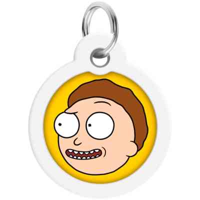 Адресник для тварин WAUDOG Smart ID з QR паспортом "Рік і Морті 2", коло 25 мм (225-0281) Вінниця