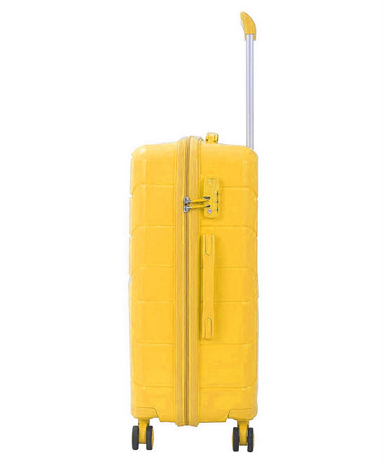 Чемодан пластиковый MCS V366 средний 65 см желтый Киев - изображение 3