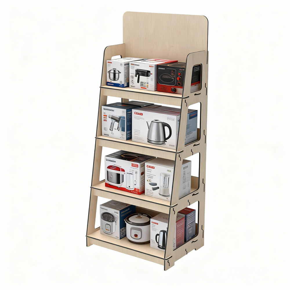 Стеллаж из фанеры EKOSTAR 600х450х1400 Киев - изображение 1