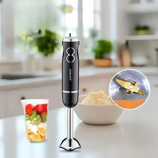 Ручной блендер SK-02007 400 Вт с эргономичной ручкой и лезвием из нержавеющей стали Одесса - изображение 3